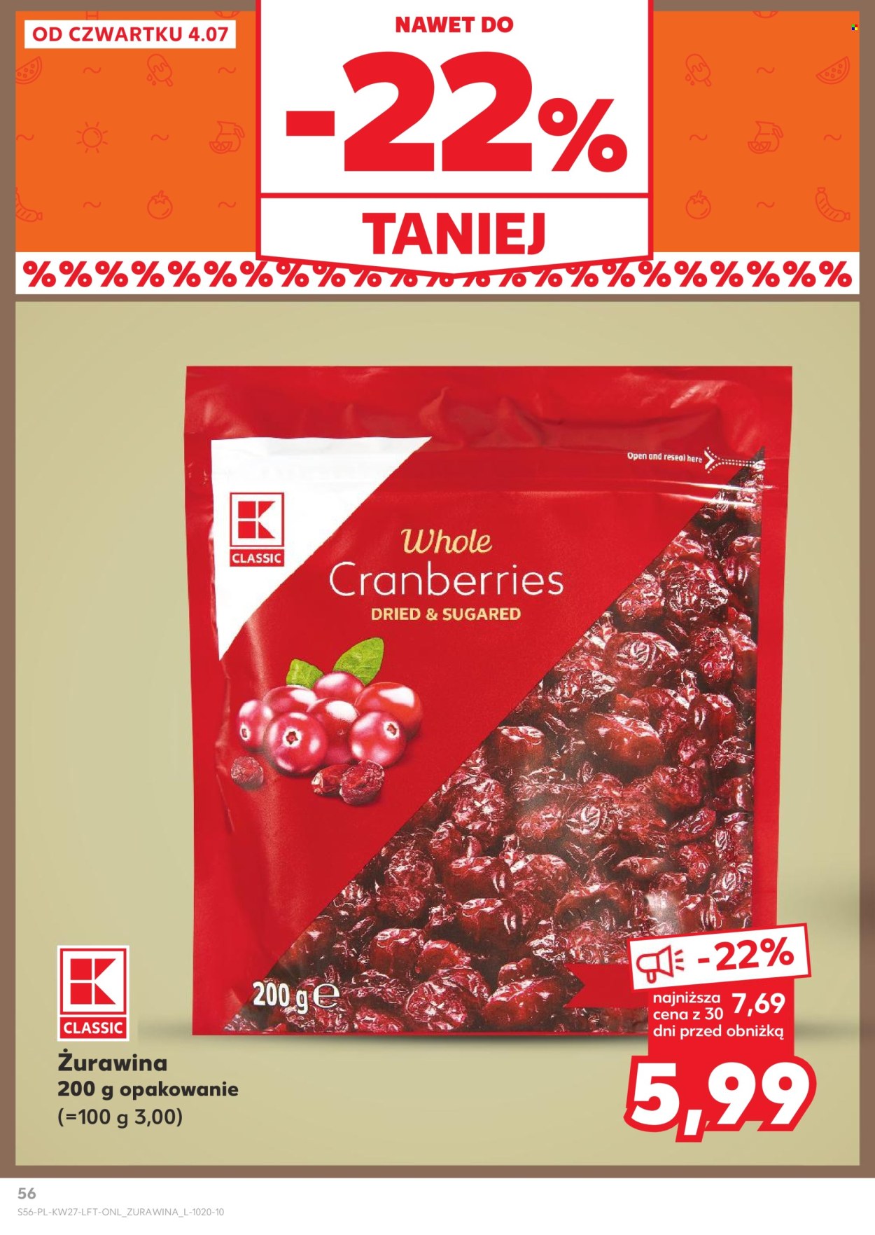 Gazetka Kaufland - 4.07.2024 - 10.07.2024. Strona 56