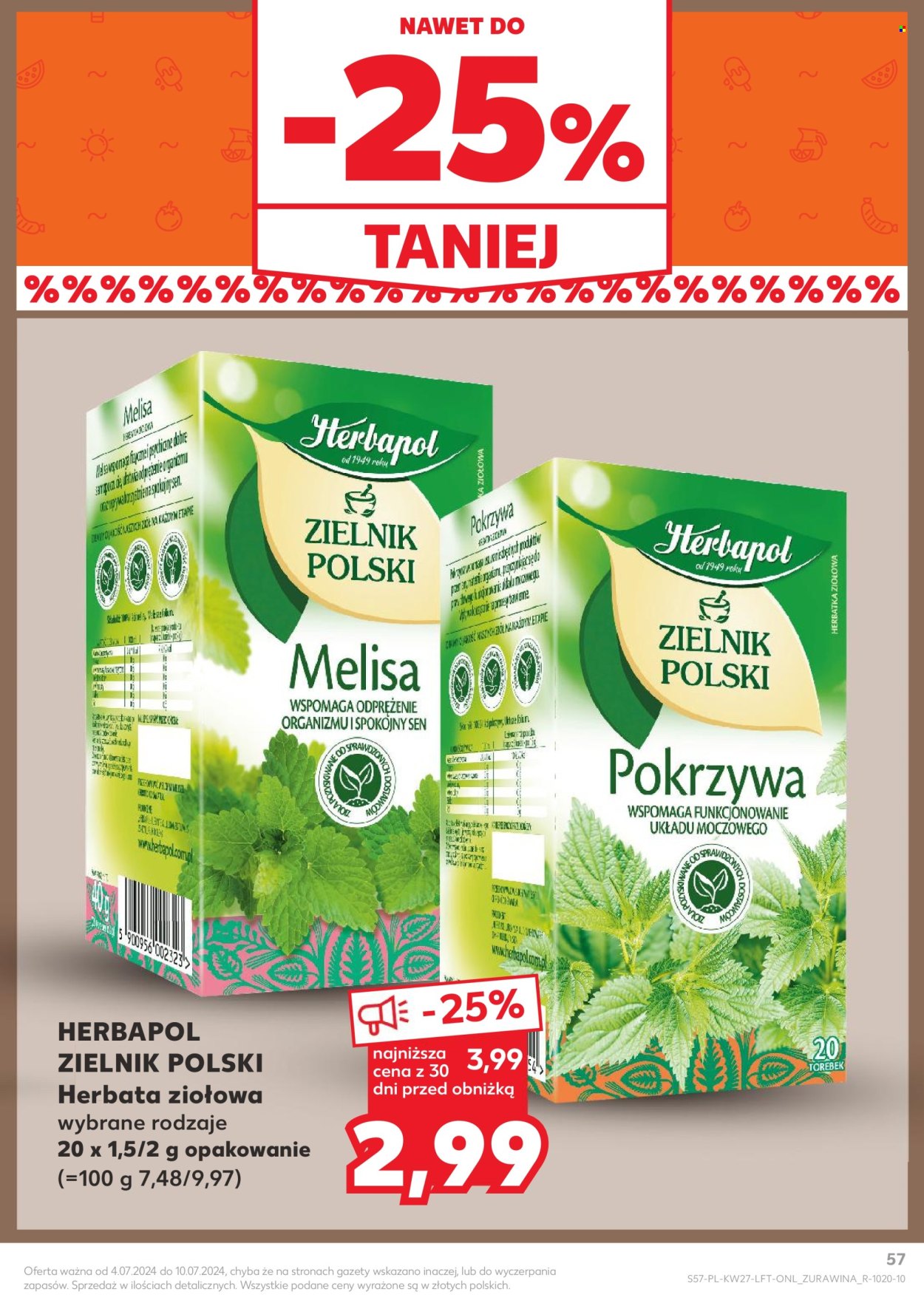 Gazetka Kaufland - 4.07.2024 - 10.07.2024. Strona 57