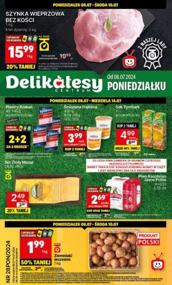 Gazetka Delikatesy Centrum - 8.07.2024 - 14.07.2024.