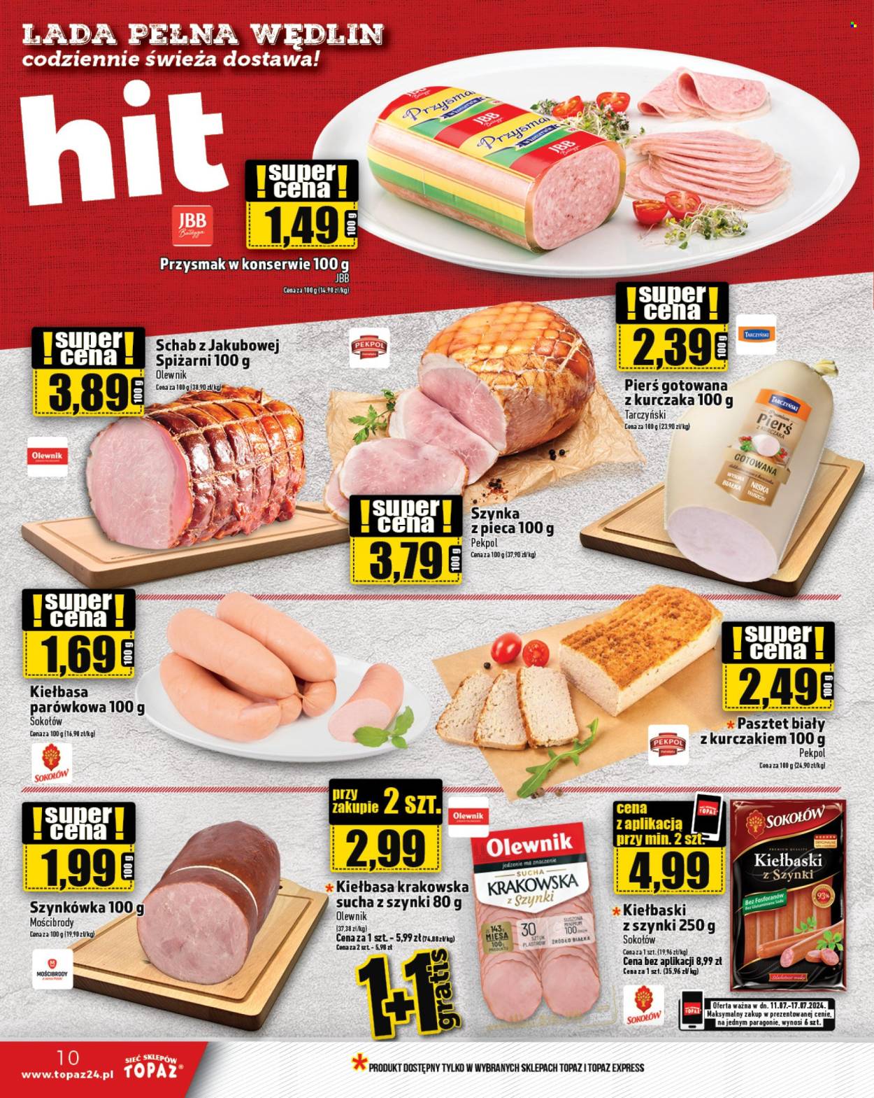 Gazetka Topaz - 11.07.2024 - 17.07.2024. Strona 10