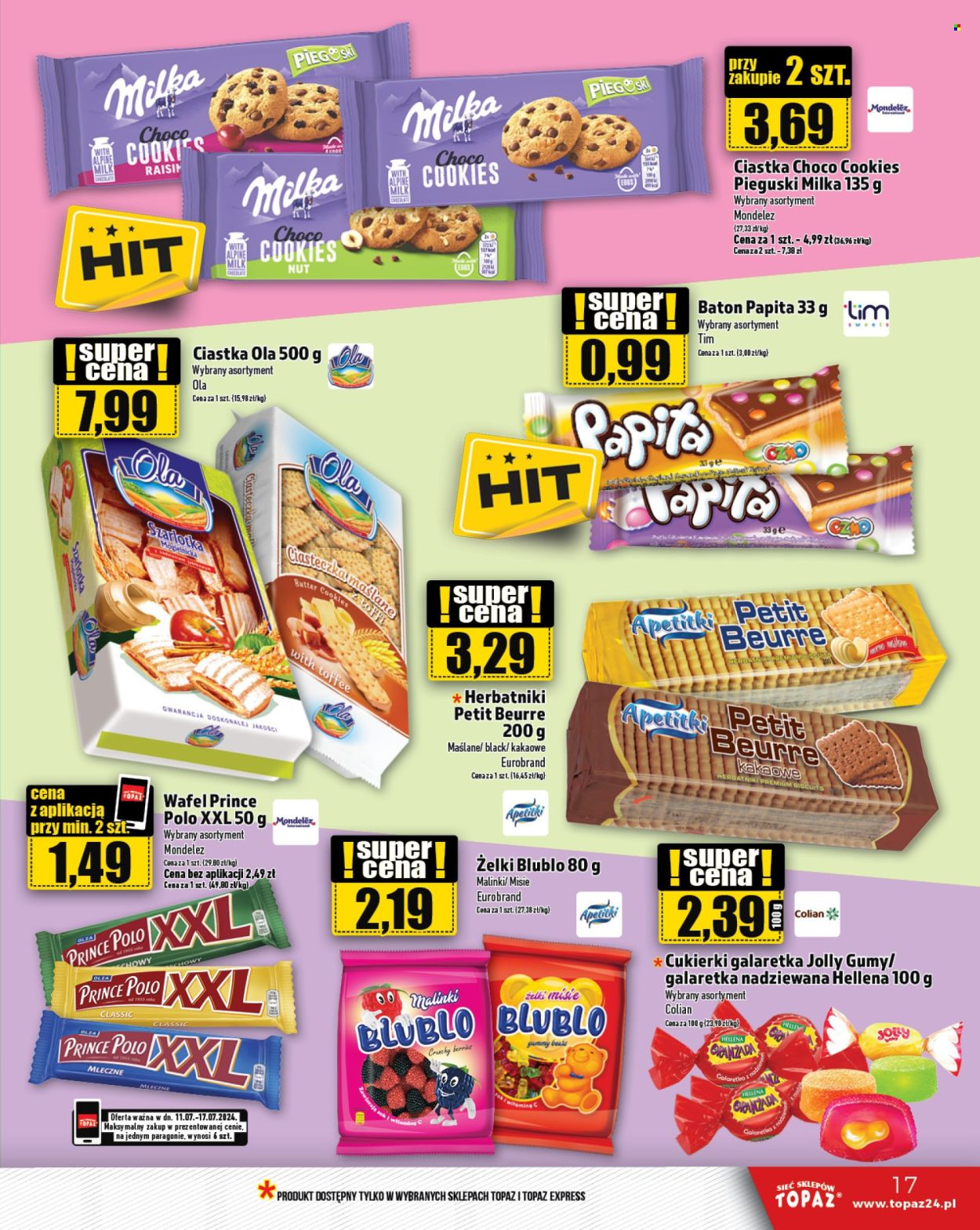 Gazetka Topaz - 11.07.2024 - 17.07.2024. Strona 17