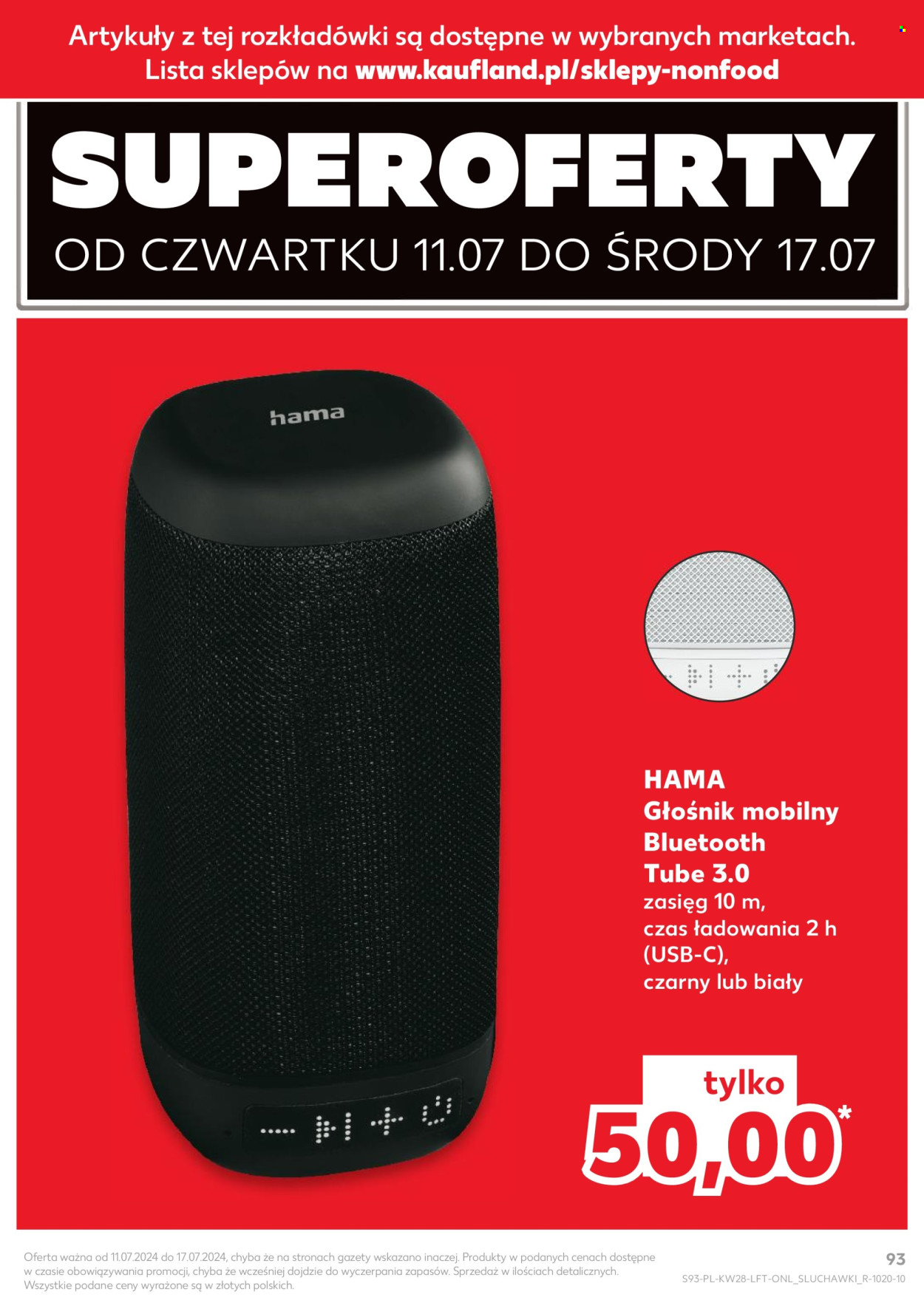Gazetka Kaufland - 11.07.2024 - 17.07.2024. Strona 93