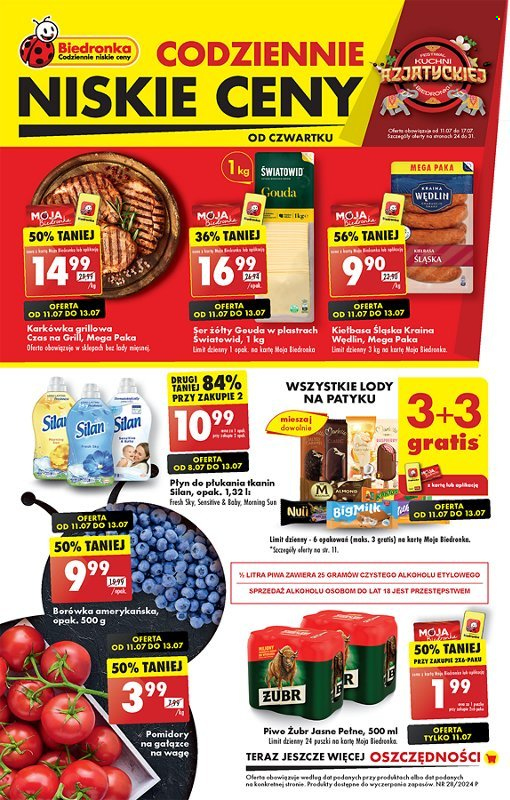 Gazetka Biedronka - 11.07.2024 - 17.07.2024. Strona 1