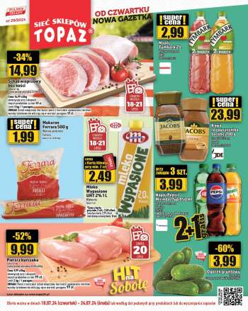 Gazetka Topaz - 18.07.2024 - 24.07.2024.