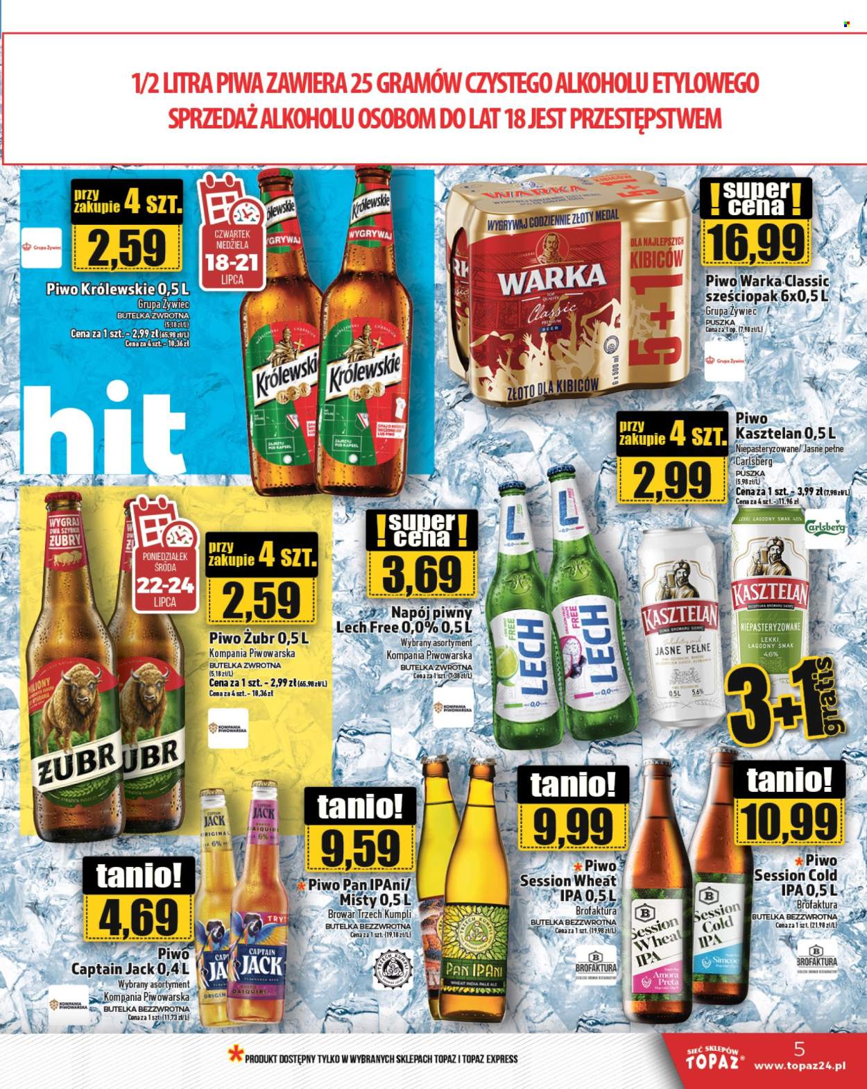 Gazetka Topaz - 18.07.2024 - 24.07.2024. Strona 5