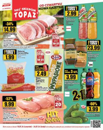 Gazetka Topaz - 18.07.2024 - 24.07.2024.