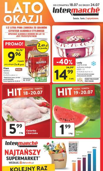 Gazetka Intermarché - 18.07.2024 - 24.07.2024.