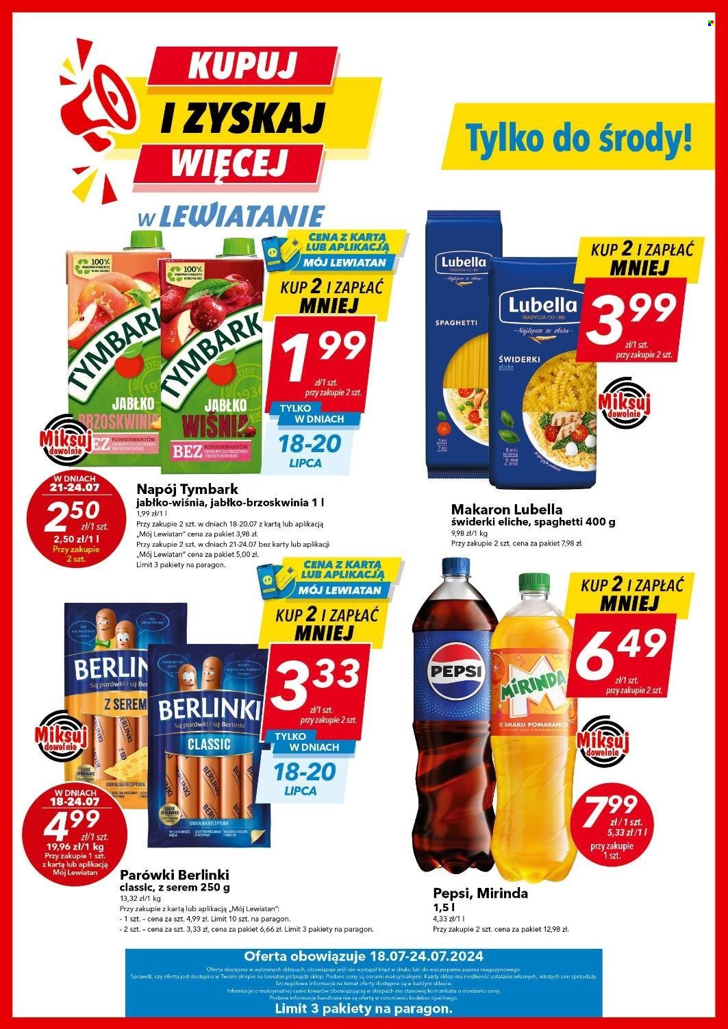 Gazetka Lewiatan - 18.07.2024 - 24.07.2024. Strona 1