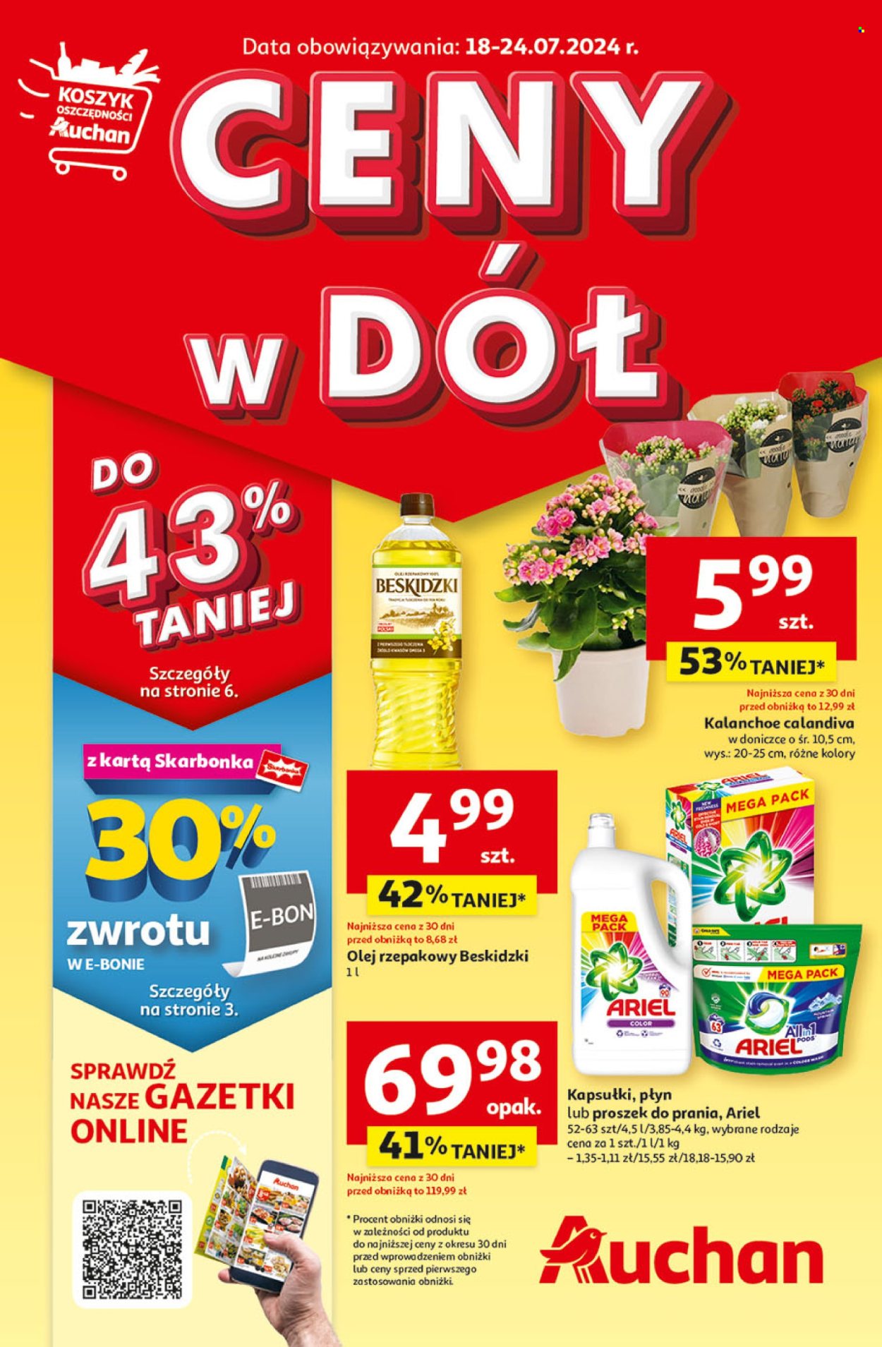 Gazetka Auchan - 18.07.2024 - 24.07.2024. Strona 1