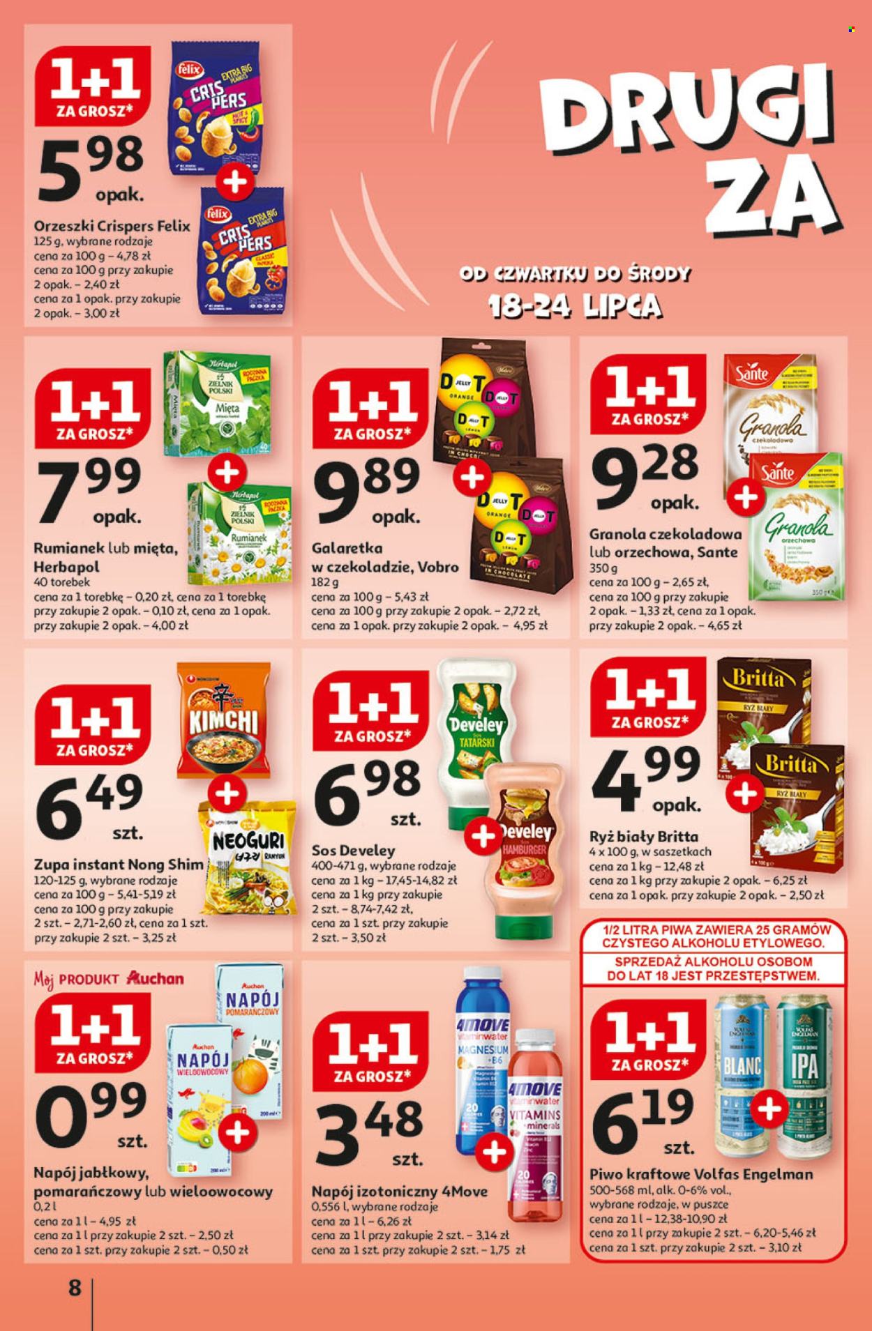 Gazetka Auchan - 18.07.2024 - 24.07.2024. Strona 8