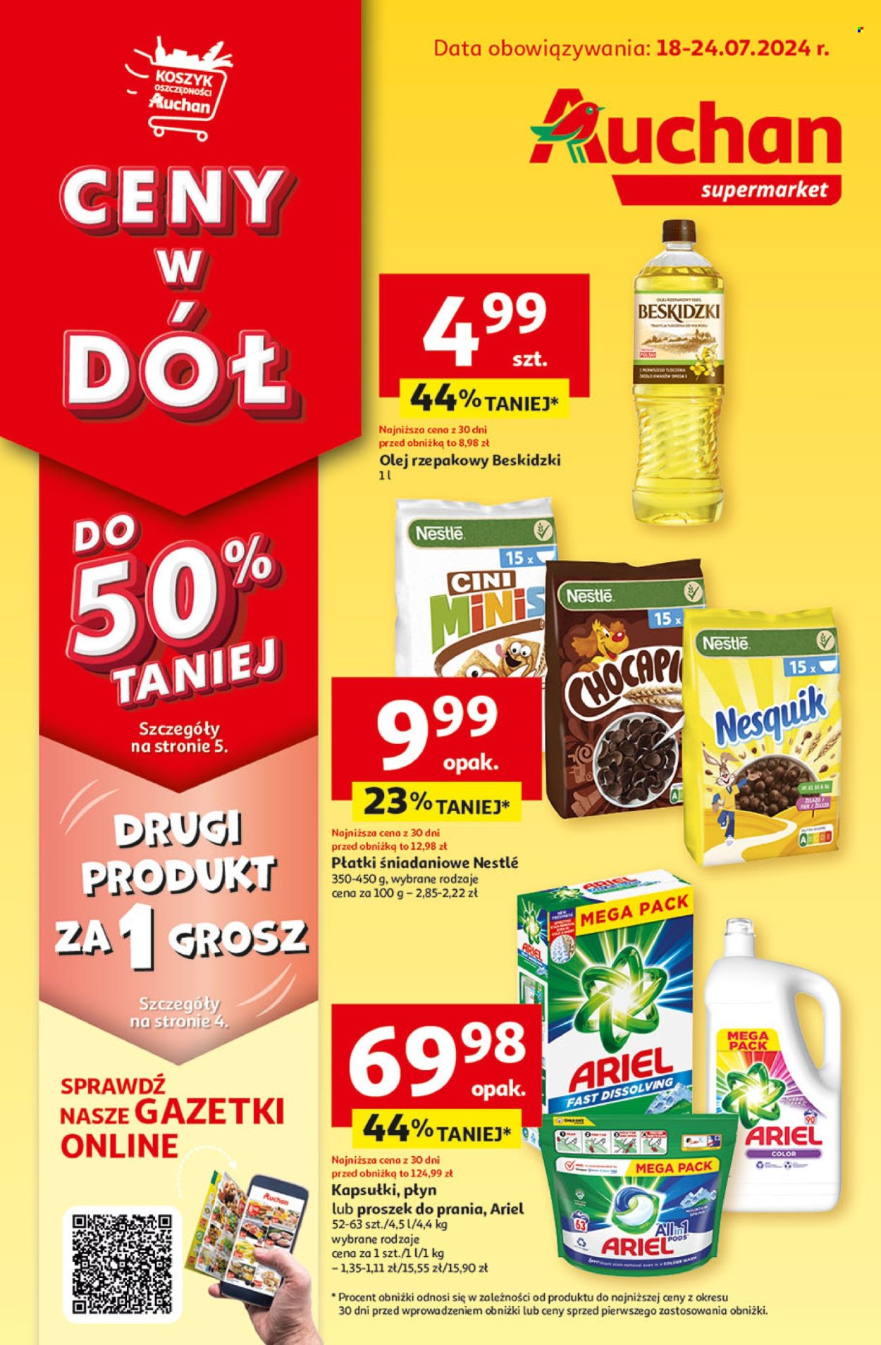 Gazetka Auchan - 18.07.2024 - 24.07.2024. Strona 1