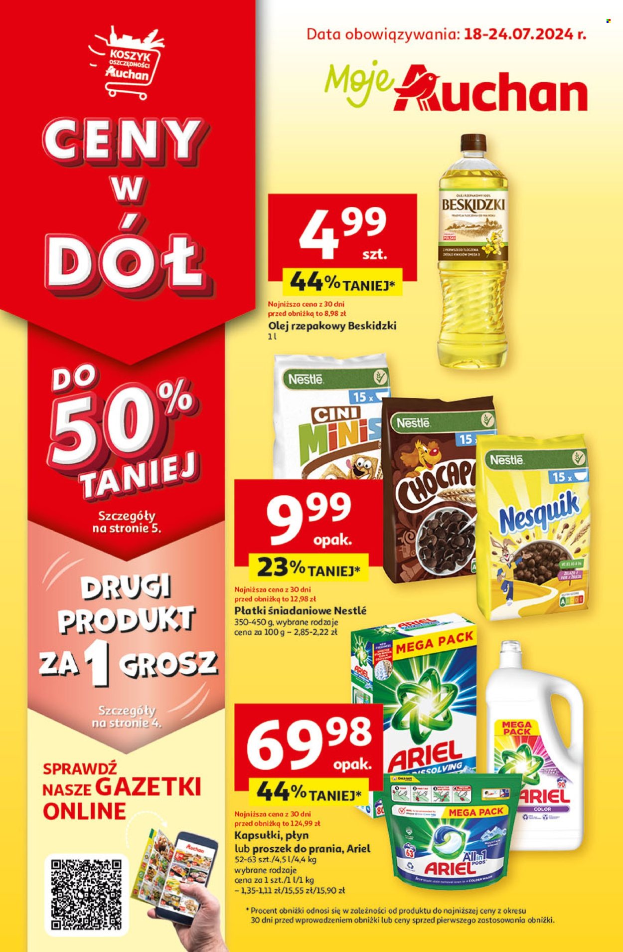 Gazetka Auchan - 18.07.2024 - 24.07.2024. Strona 1
