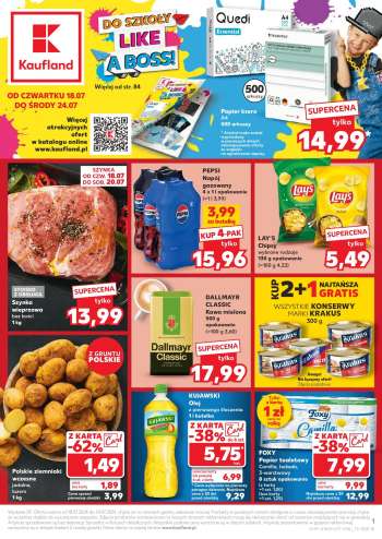 Gazetka Kaufland - 18.07.2024 - 24.07.2024.