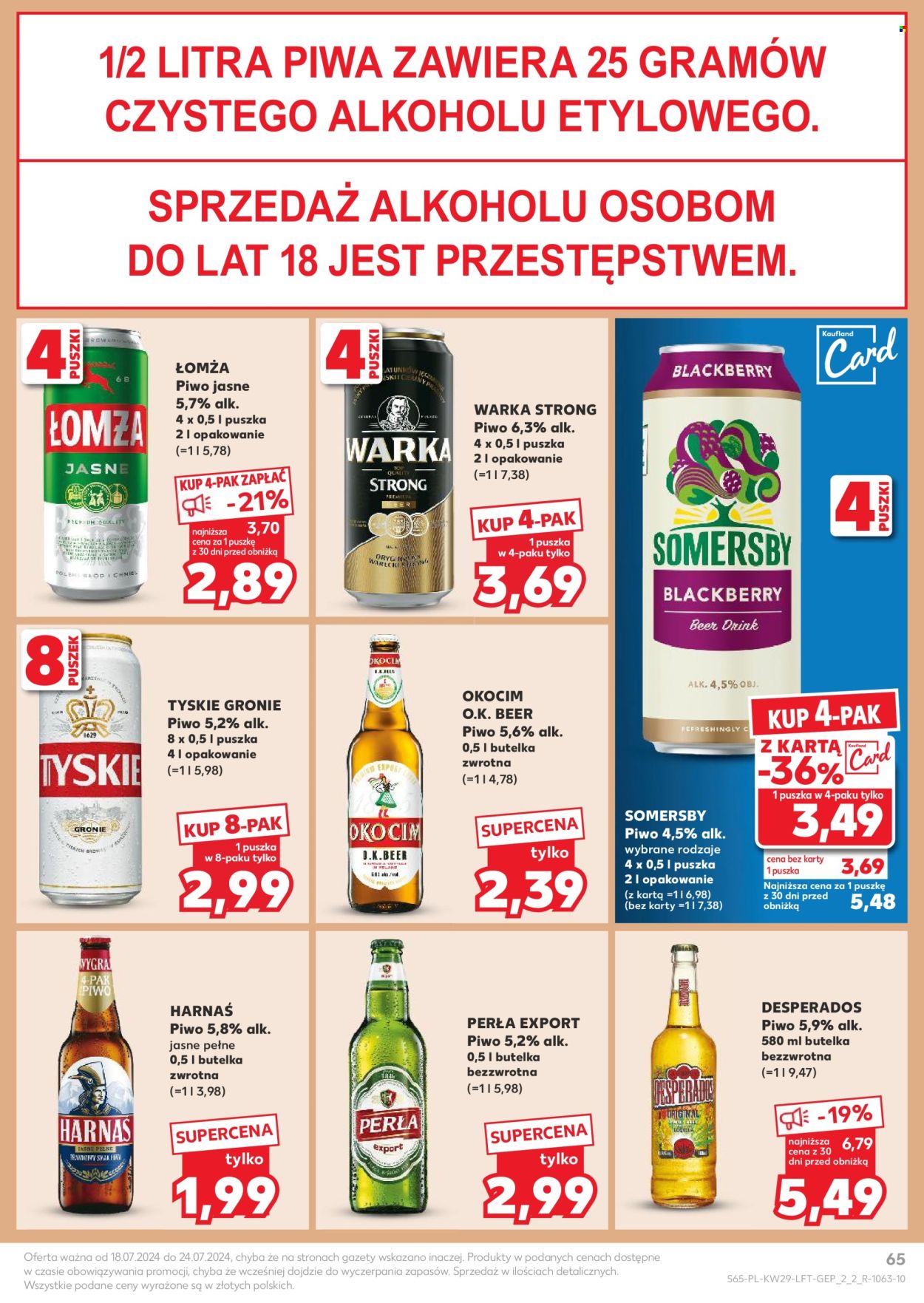 Gazetka Kaufland - 18.07.2024 - 24.07.2024. Strona 65