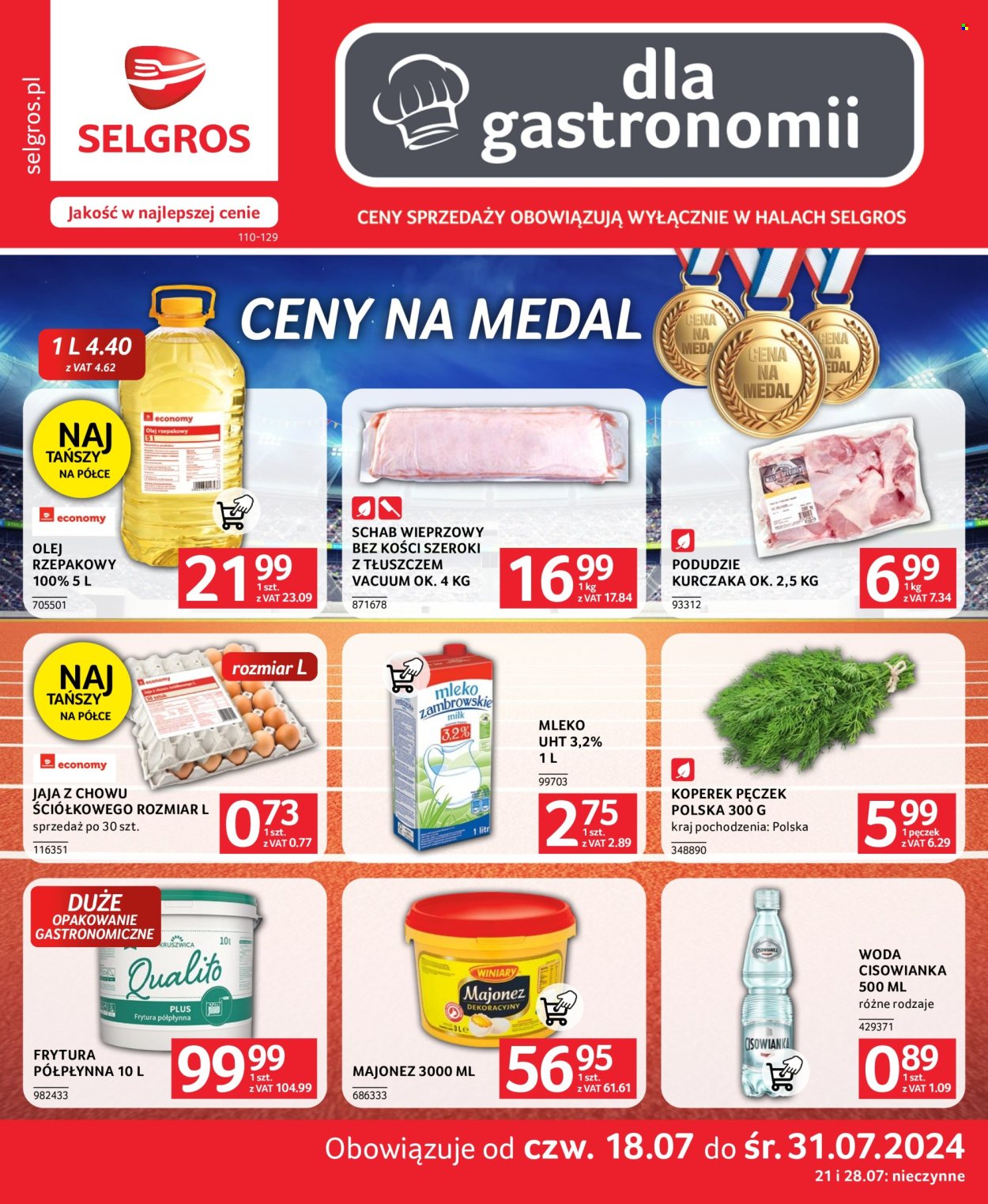 Gazetka Selgros - 18.07.2024 - 31.07.2024. Strona 1