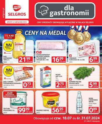 Gazetka Selgros - 18.07.2024 - 31.07.2024.