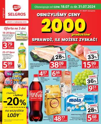Gazetka Selgros - 18.07.2024 - 31.07.2024.
