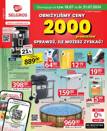 Gazetka Selgros - 18.07.2024 - 31.07.2024.