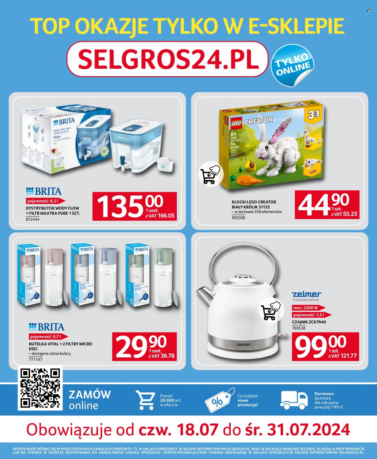 Gazetka Selgros - 18.07.2024 - 31.07.2024. Strona 1