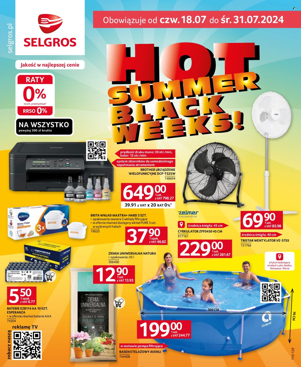 Gazetka Selgros - 18.07.2024 - 31.07.2024. Strona 1