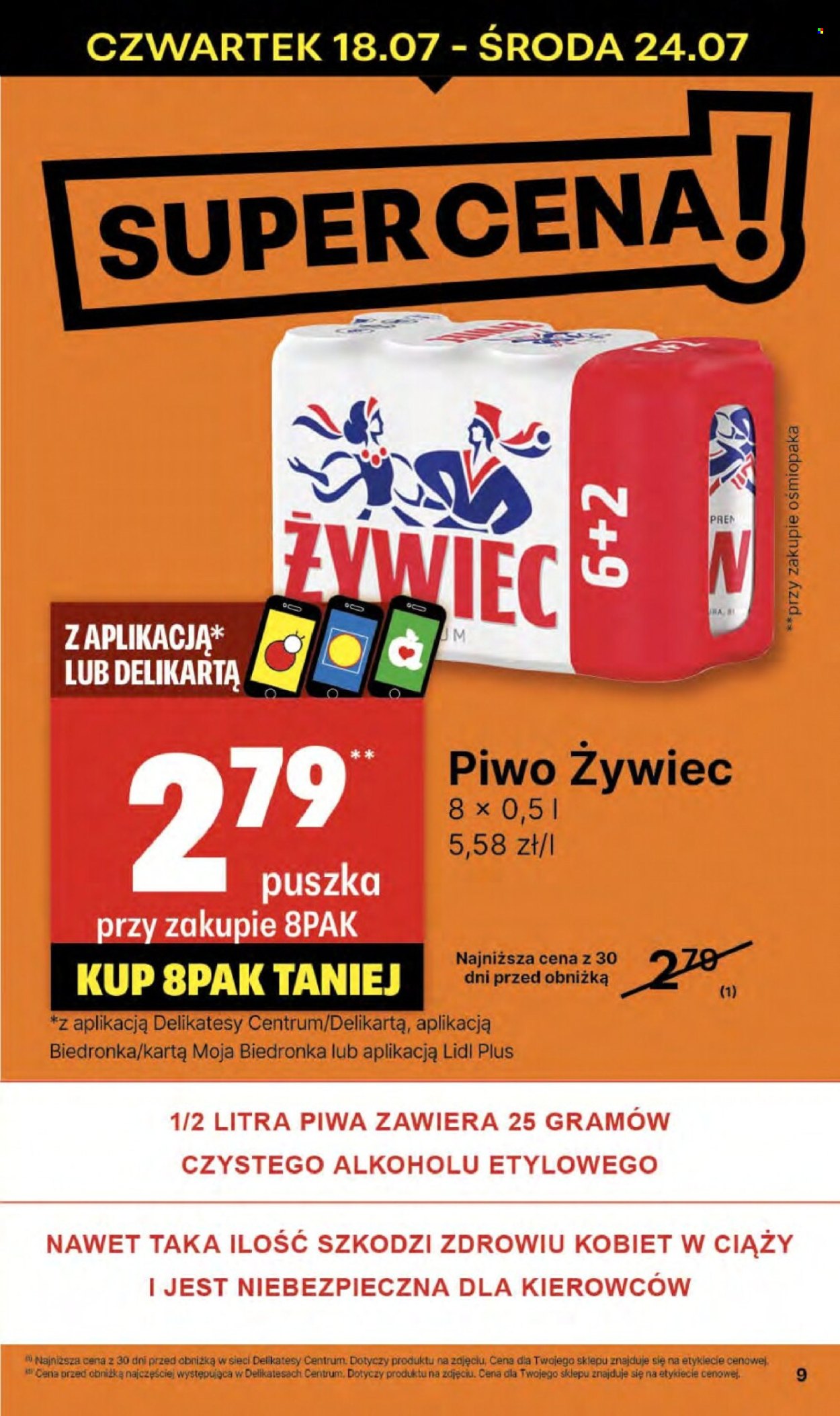 Gazetka Delikatesy Centrum - 18.07.2024 - 24.07.2024. Strona 9