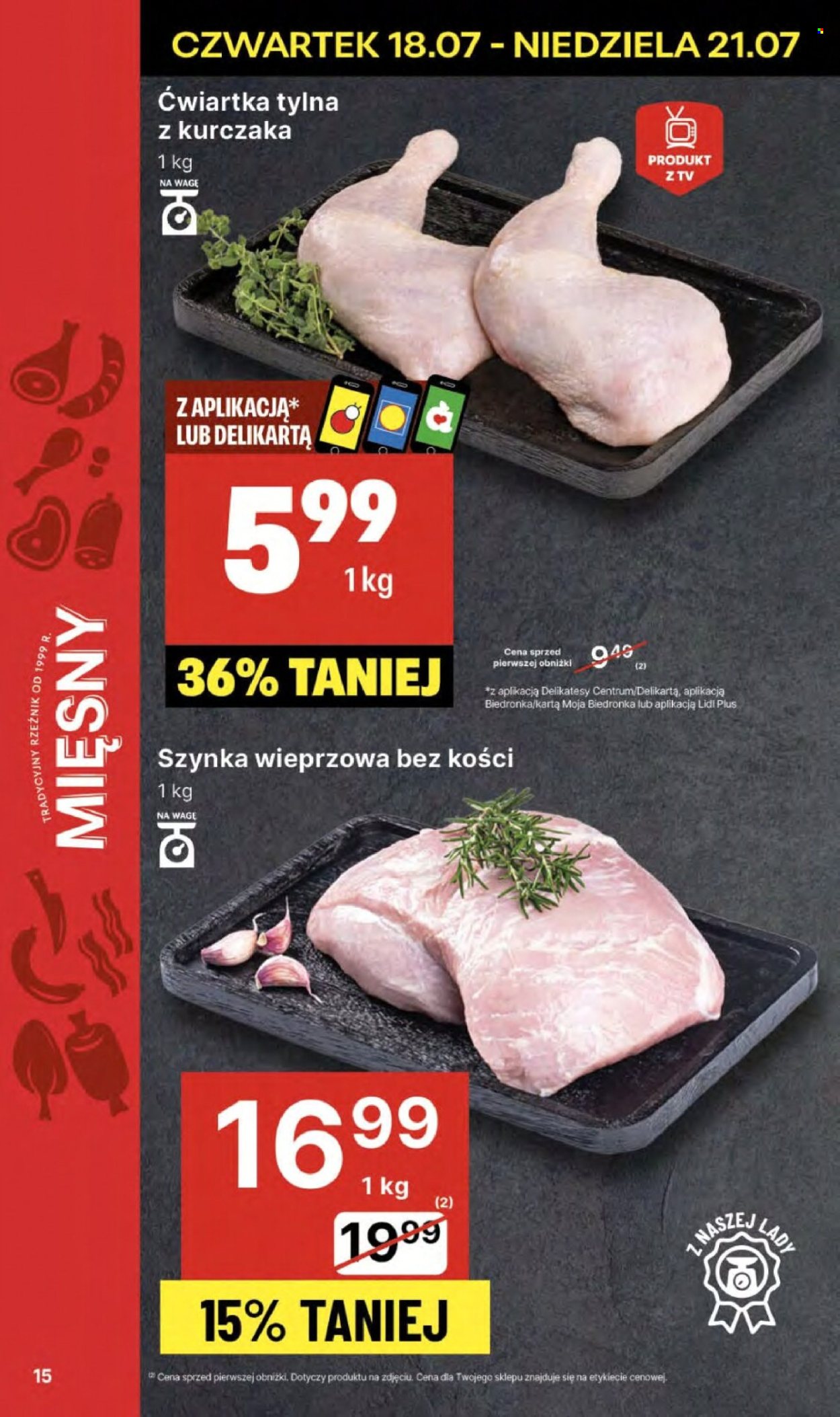 Gazetka Delikatesy Centrum - 18.07.2024 - 24.07.2024. Strona 15