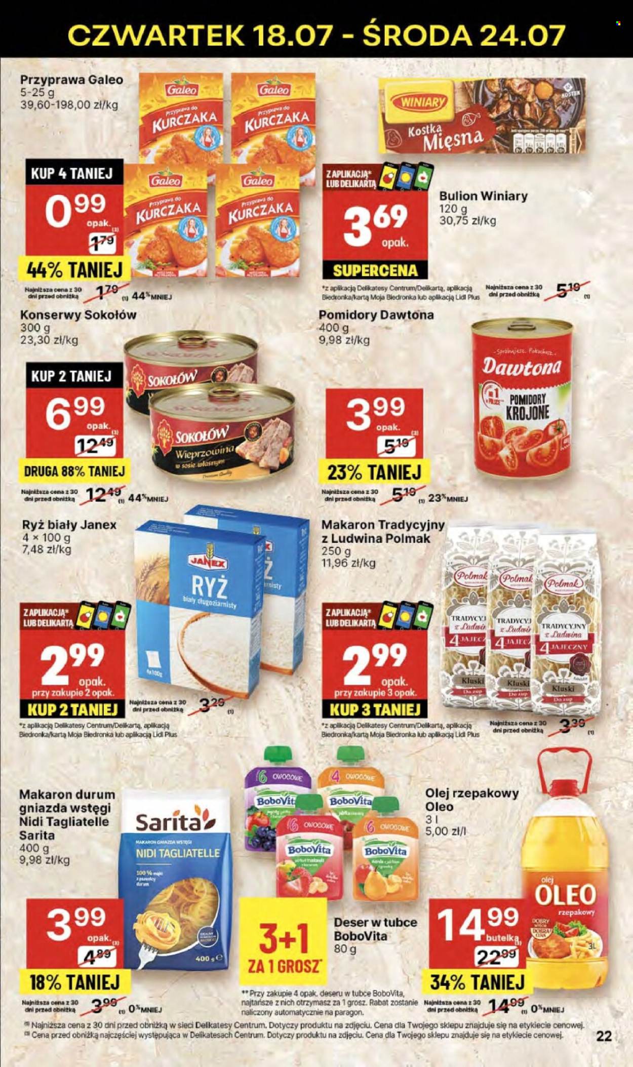 Gazetka Delikatesy Centrum - 18.07.2024 - 24.07.2024. Strona 22