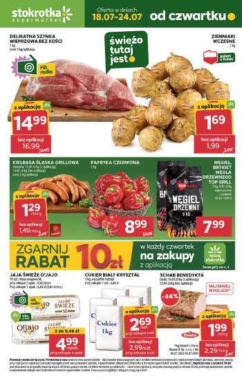 Gazetka Stokrotka Supermarket - 18.07.2024 - 24.07.2024.