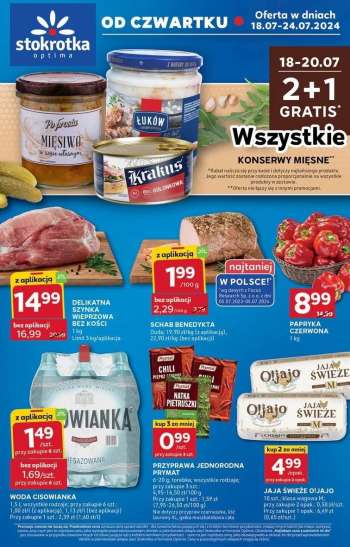 Gazetka Stokrotka Optima - 18.07.2024 - 24.07.2024.