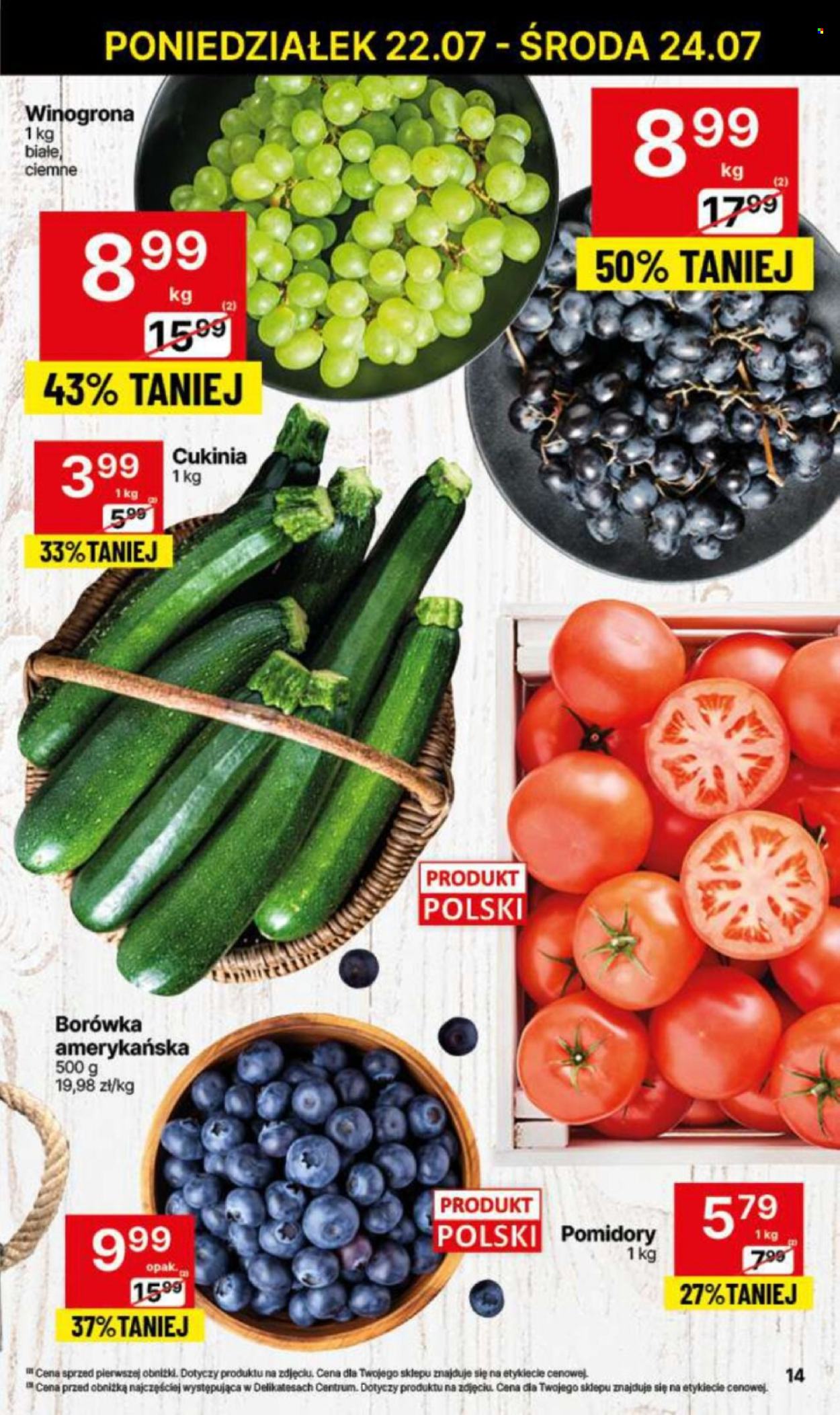 Gazetka Delikatesy Centrum - 22.07.2024 - 28.07.2024. Strona 14