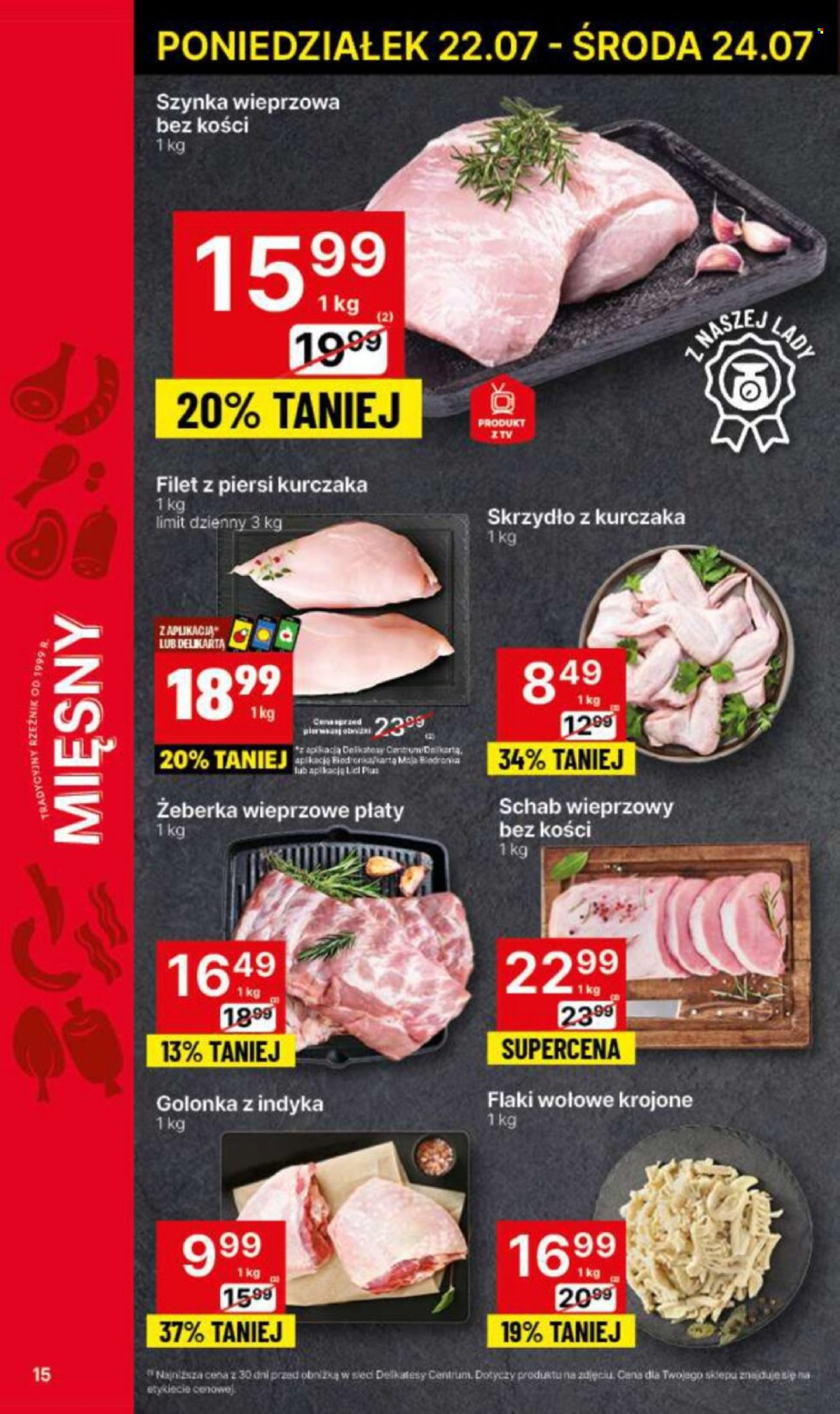 Gazetka Delikatesy Centrum - 22.07.2024 - 28.07.2024. Strona 15