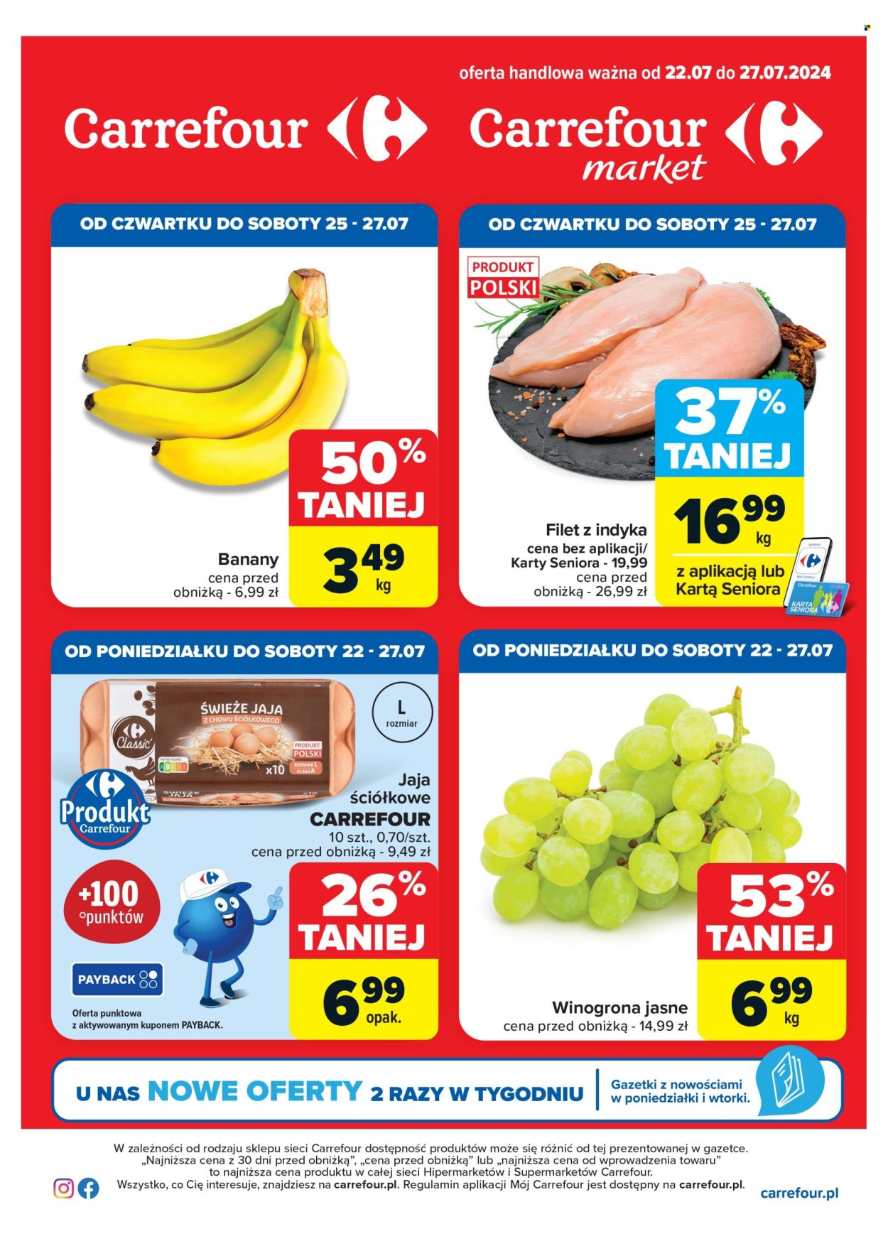 Leták Carrefour - 22.7.2024 - 27.7.2024. Strana 1