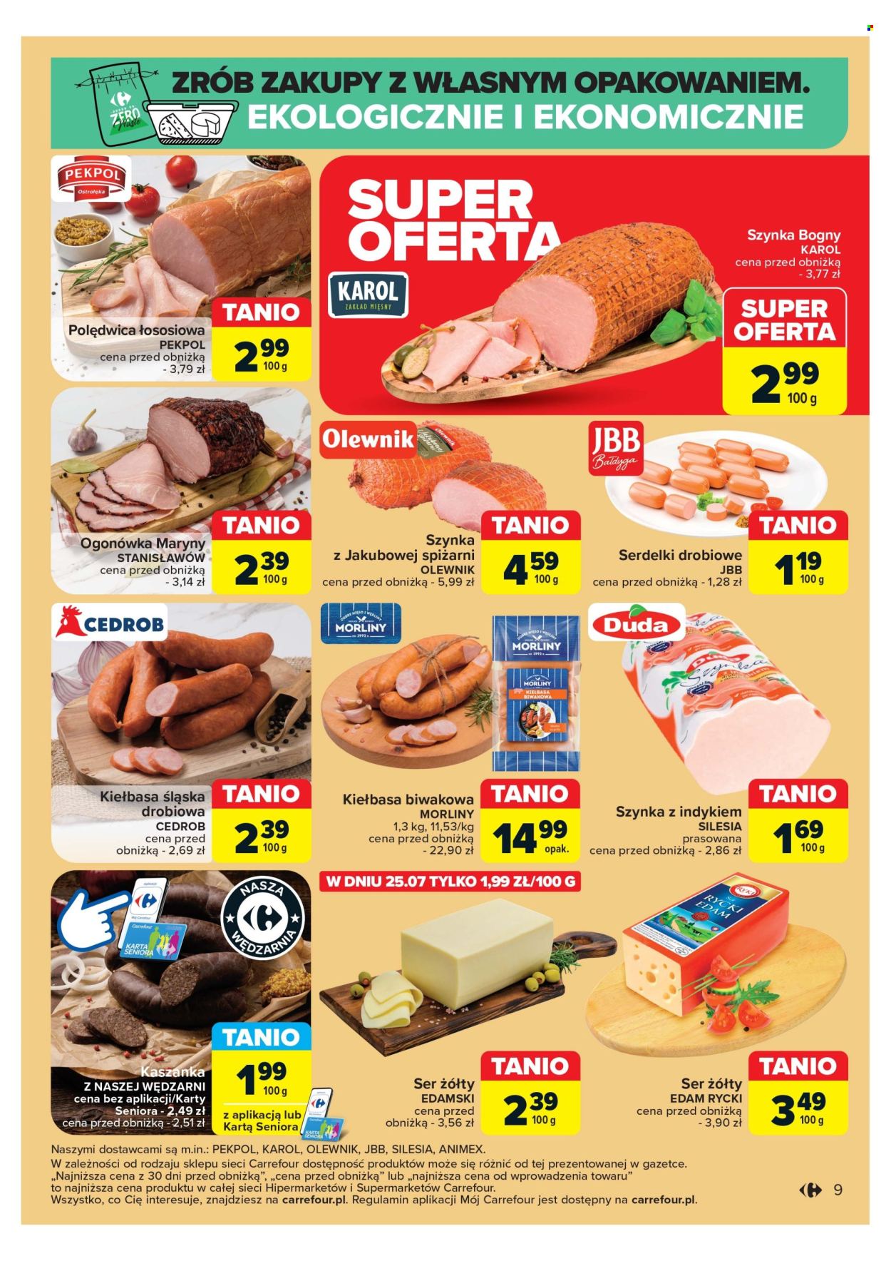 Leták Carrefour - 22.7.2024 - 27.7.2024. Strana 9