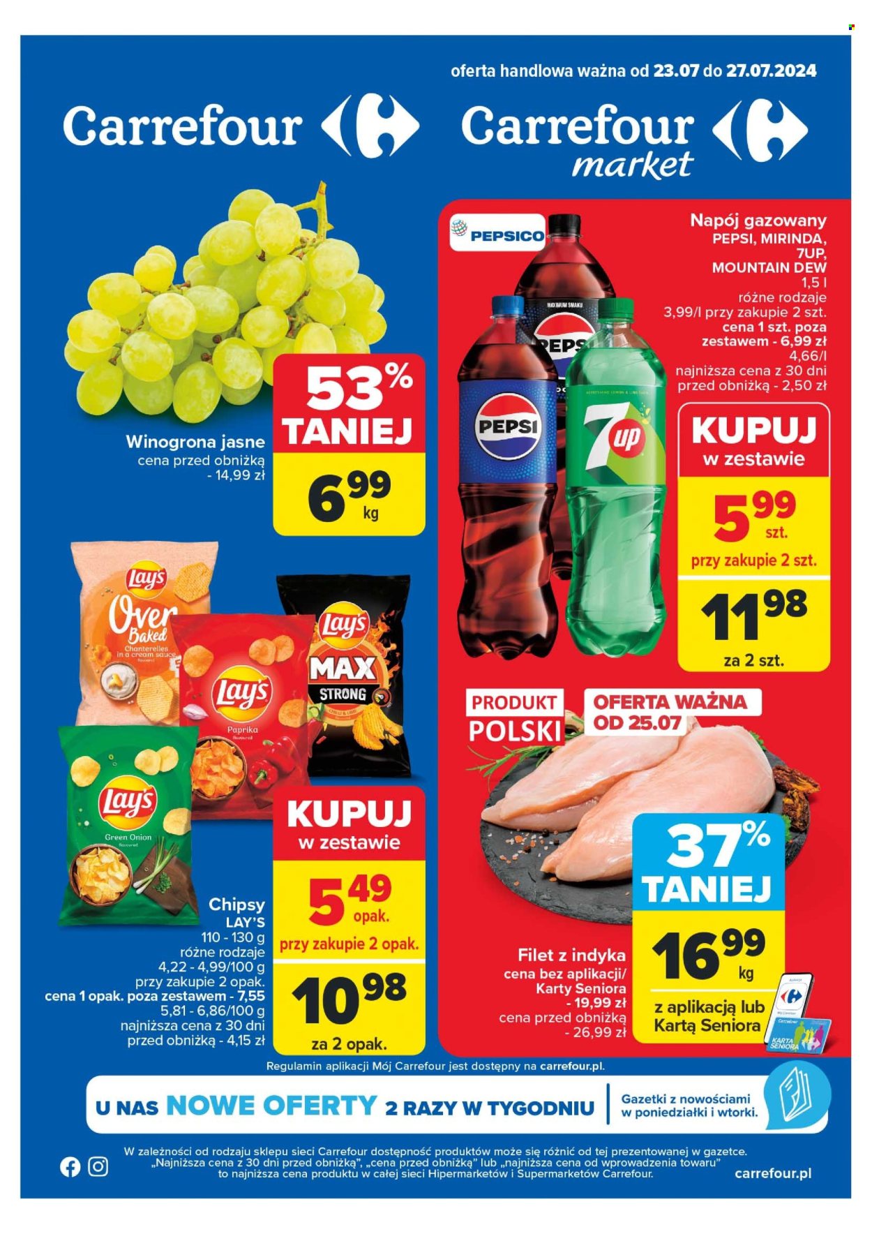 Gazetka Carrefour - 23.07.2024 - 27.07.2024. Strona 1