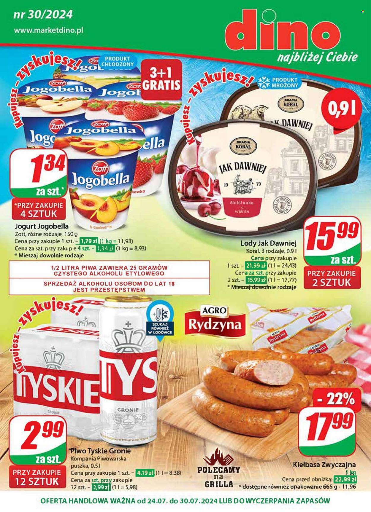 Gazetka Dino - 24.07.2024 - 30.07.2024. Strona 1