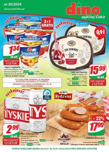 Gazetka Dino - 24.07.2024 - 30.07.2024.