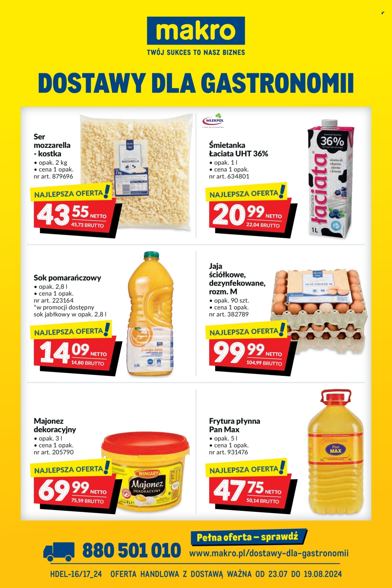Gazetka Makro - 23.07.2024 - 19.08.2024. Strona 1