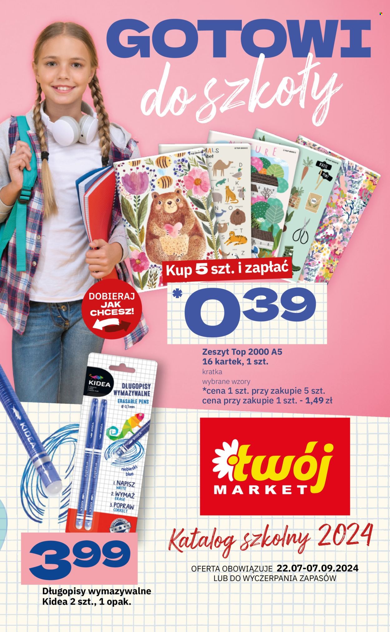 Gazetka Twój Market - 22.07.2024 - 9.09.2024. Strona 1