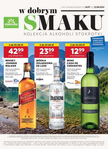 Gazetka Stokrotka Supermarket - 18.07.2024 - 12.08.2024.