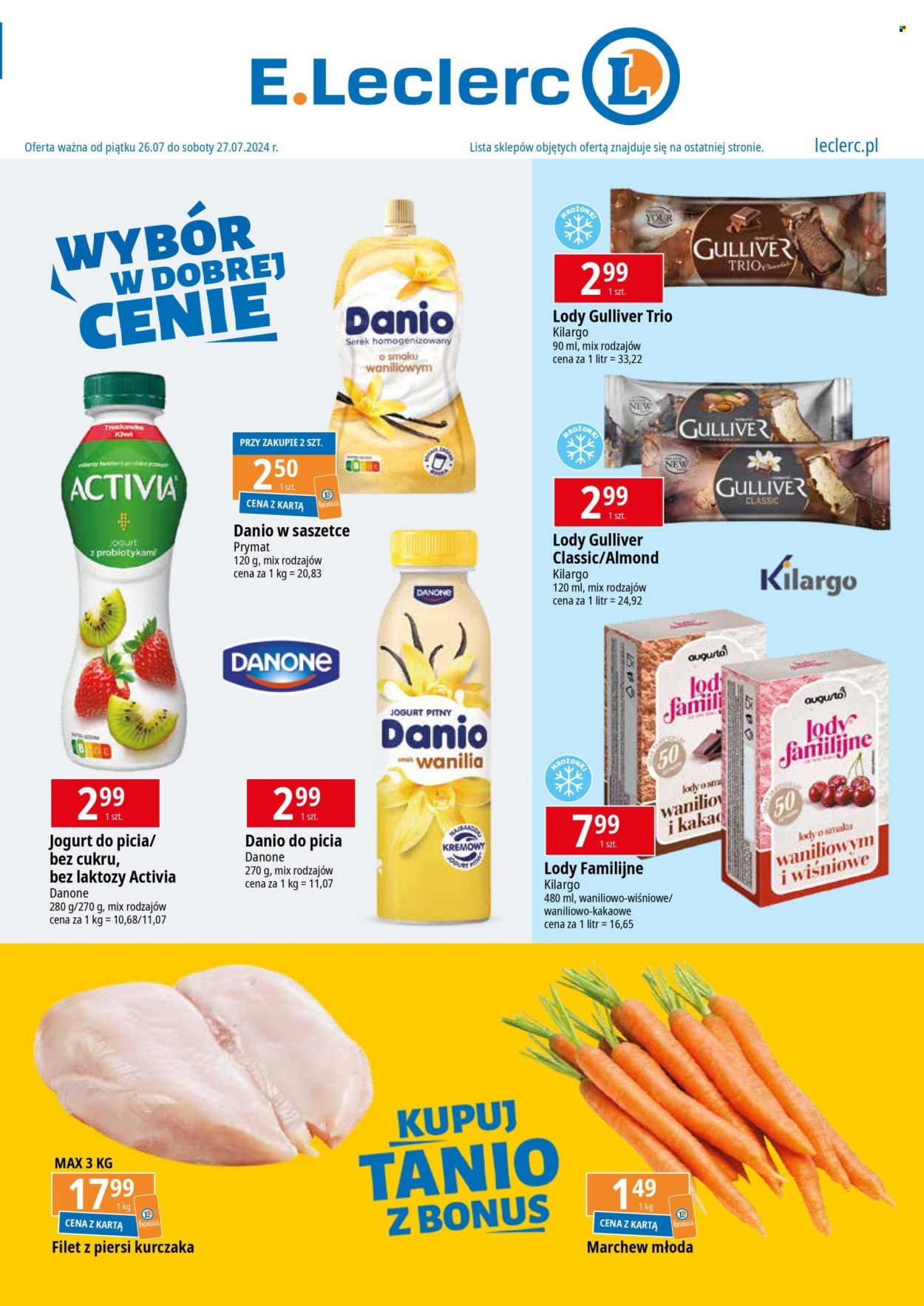 Gazetka E.Leclerc - 26.07.2024 - 27.07.2024. Strona 1