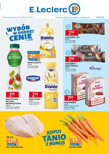 Gazetka E.Leclerc - 26.07.2024 - 27.07.2024.