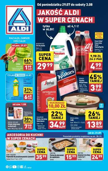 Gazetka ALDI - 29.07.2024 - 3.08.2024.