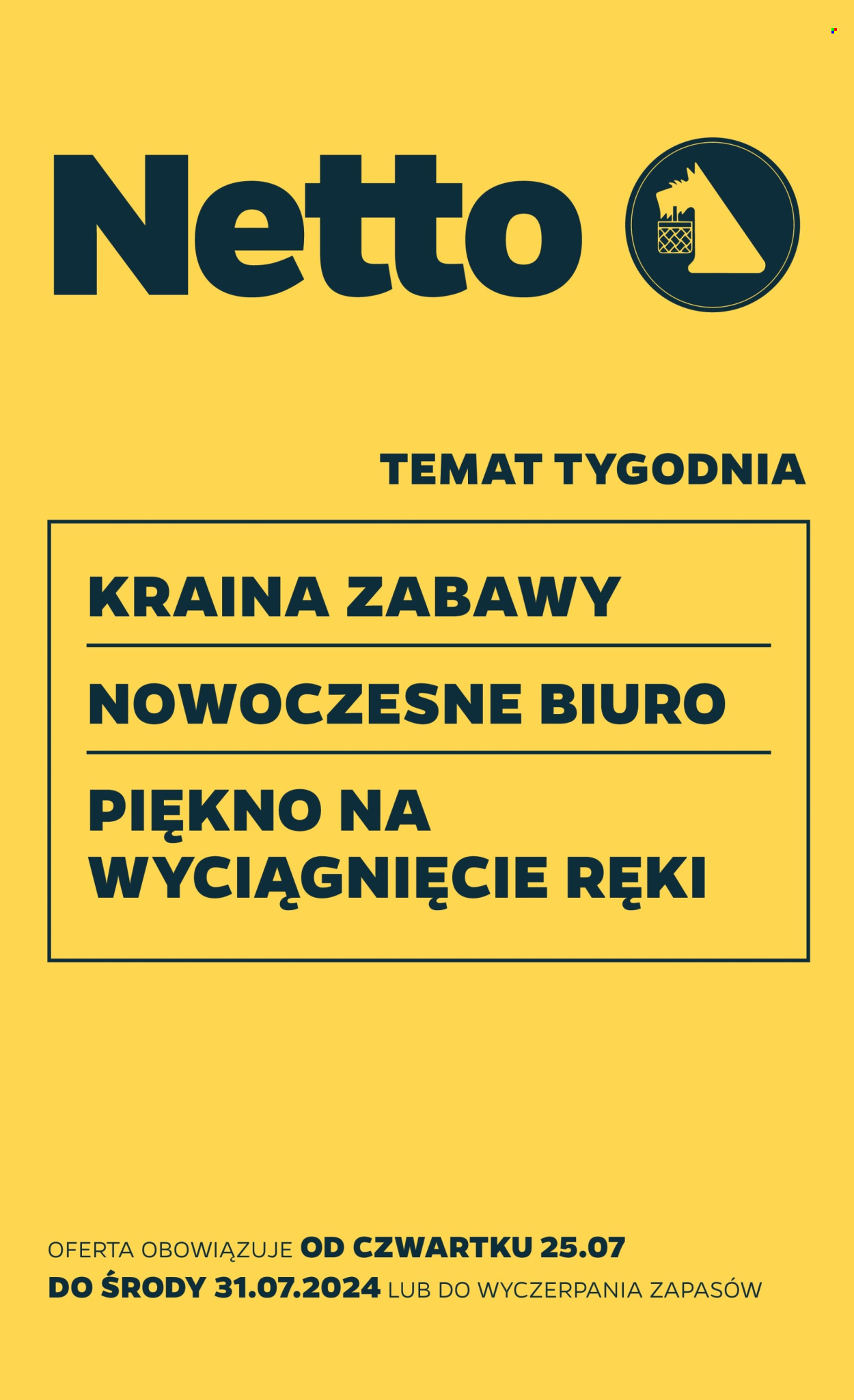 Gazetka Netto - 25.07.2024 - 31.07.2024. Strona 1