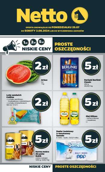 Gazetka Netto - 29.07.2024 - 3.08.2024.