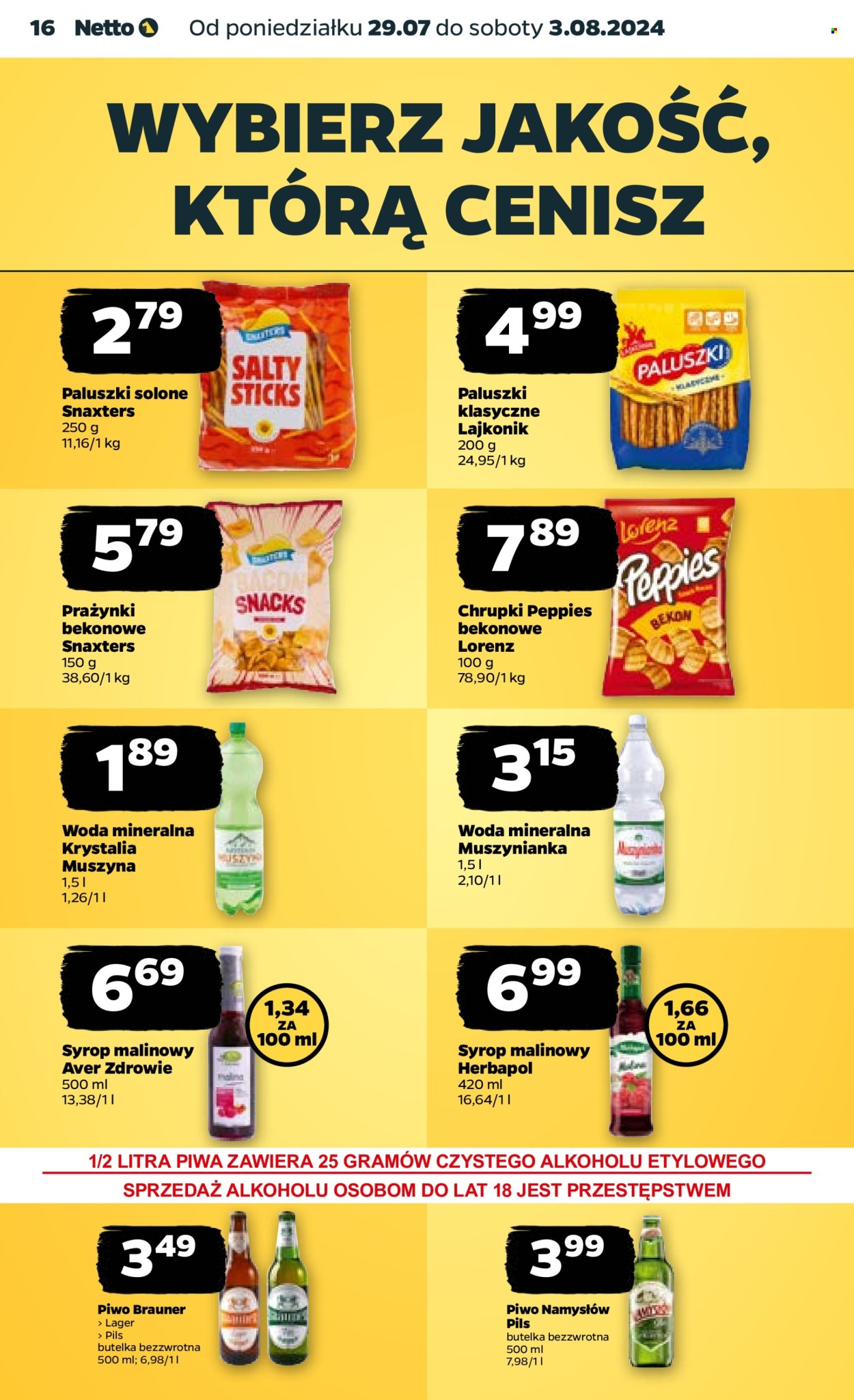 Gazetka Netto - 29.07.2024 - 3.08.2024. Strona 16