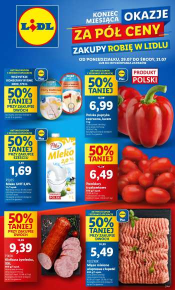 Gazetka Lidl - 29.07.2024 - 31.07.2024.