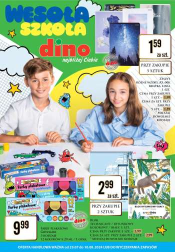 Gazetka Dino - 29.07.2024 - 10.08.2024.