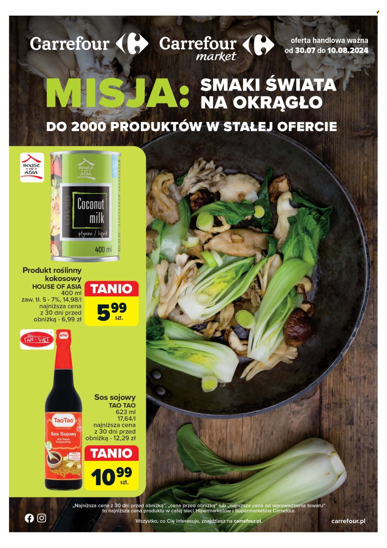 Gazetka Carrefour - 30.07.2024 - 10.08.2024. Strona 1