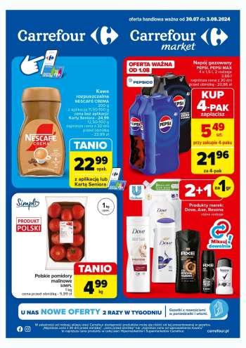 Gazetka Carrefour - 30.07.2024 - 3.08.2024.