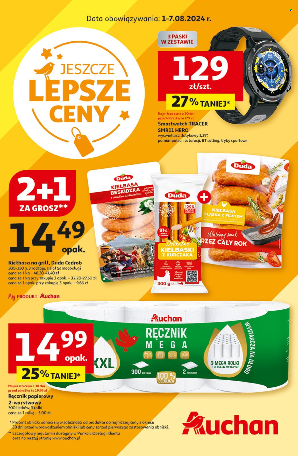 Gazetka Auchan - 1.08.2024 - 7.08.2024. Strona 1